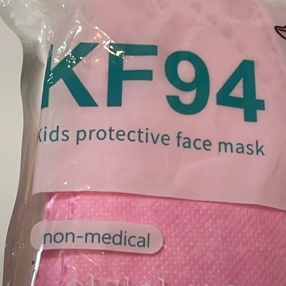 Face mask kids pink non medical protection mask
